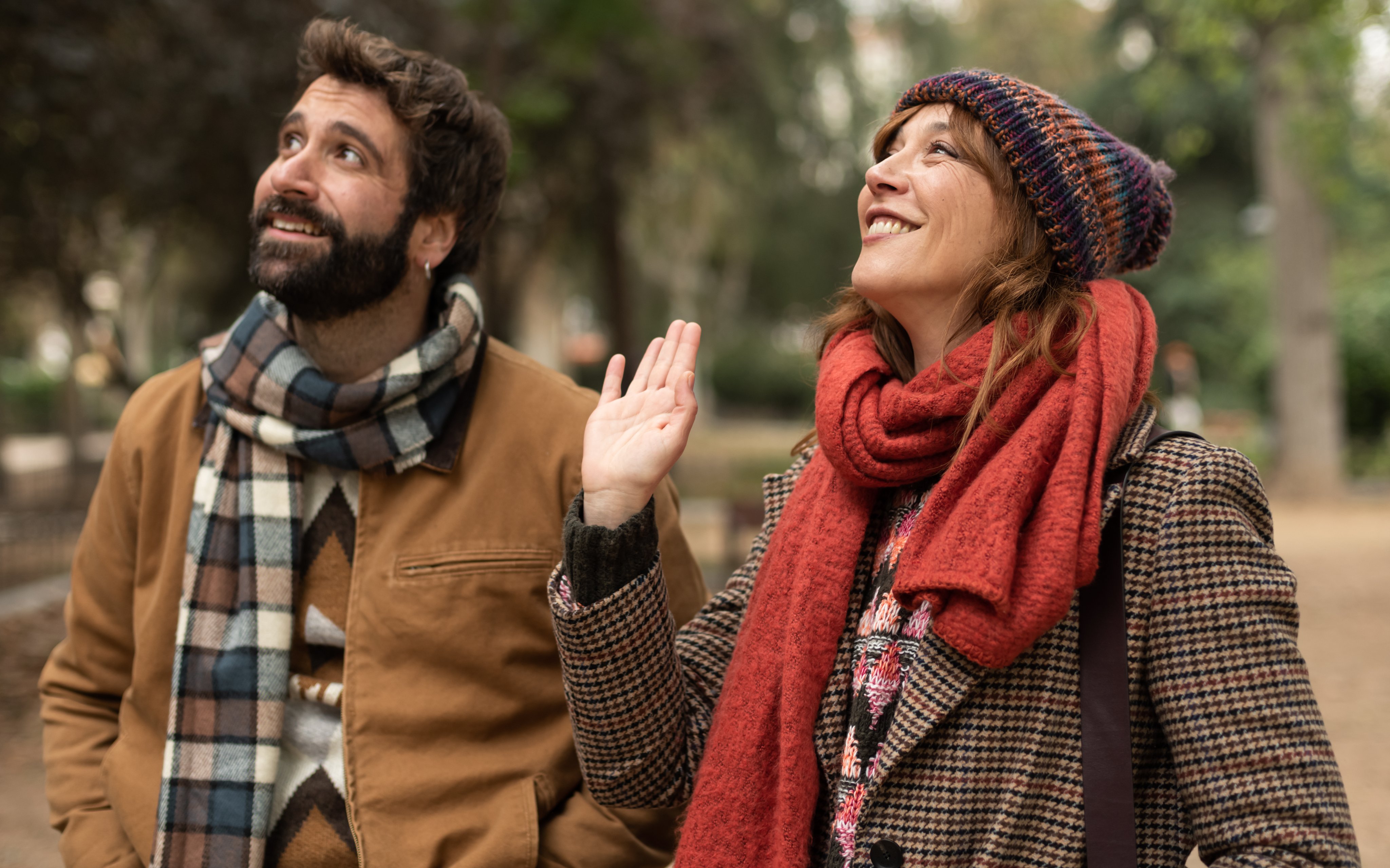 Lorena López and Ricard Farré in Shared Custody (2024)