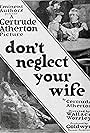 Don't Neglect Your Wife (1921)