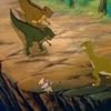 Jeff Bennett, Aria Noelle Curzon, Brandon La Croix, Anndi McAfee, and Rob Paulsen in The Land Before Time V: The Mysterious Island (1997)