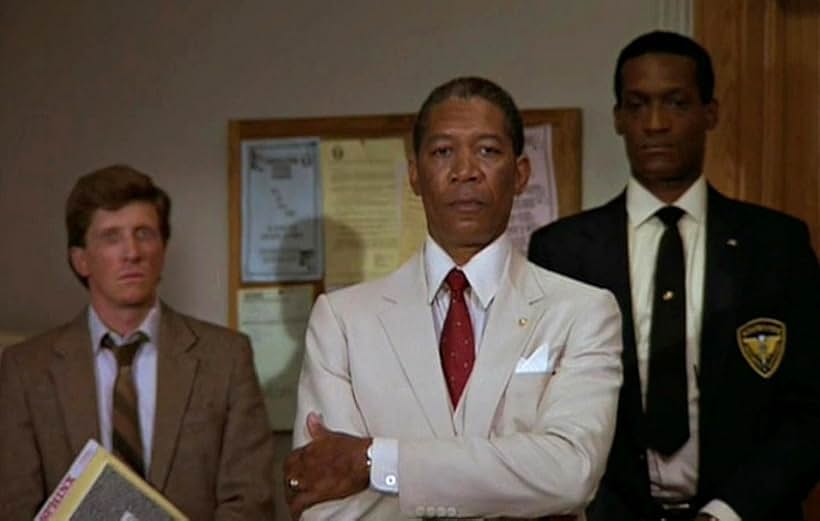 Morgan Freeman and Tony Todd in Lean on Me (1989)