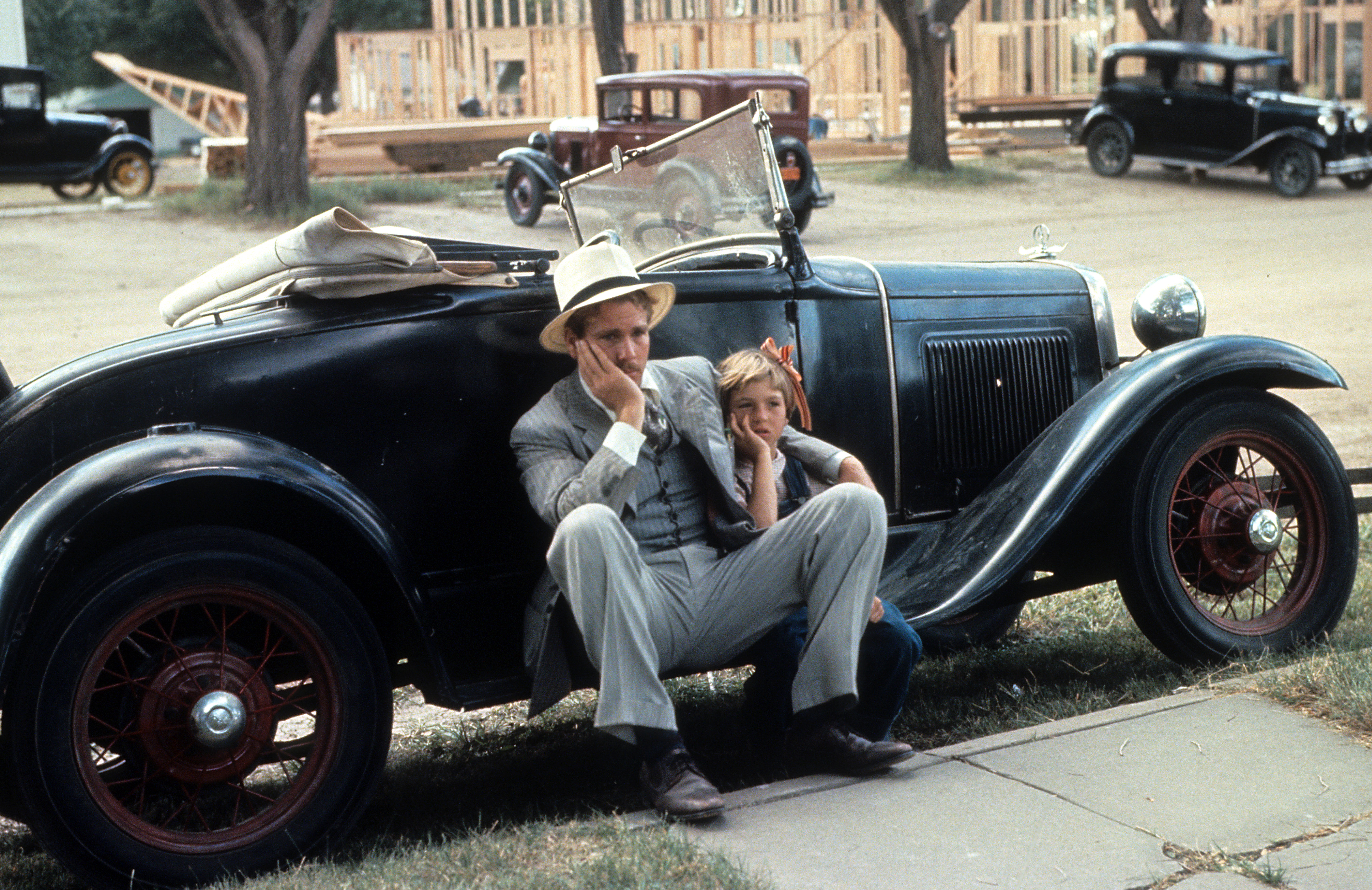 Tatum O'Neal and Ryan O'Neal in Paper Moon (1973)