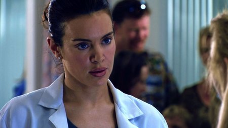 Colleen Porch as "Dr. Redmond" in a scene from "ALL IN"