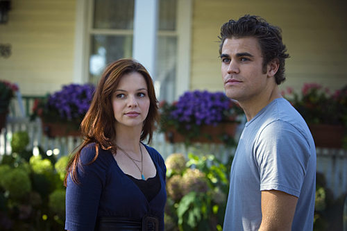 Amber Tamblyn and Paul Wesley in The Russell Girl (2008)