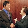 Hal (Jack Black, right) has a life-altering encounter with self-help guru Tony Robbins.