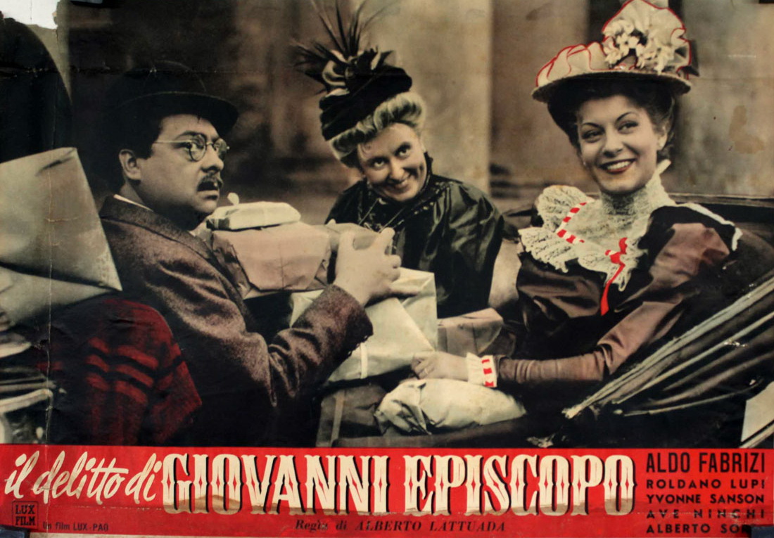 Aldo Fabrizi, Ave Ninchi, and Yvonne Sanson in Flesh Will Surrender (1947)