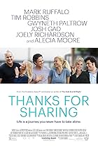 Tim Robbins, Gwyneth Paltrow, P!nk, Mark Ruffalo, and Josh Gad in Thanks for Sharing (2012)