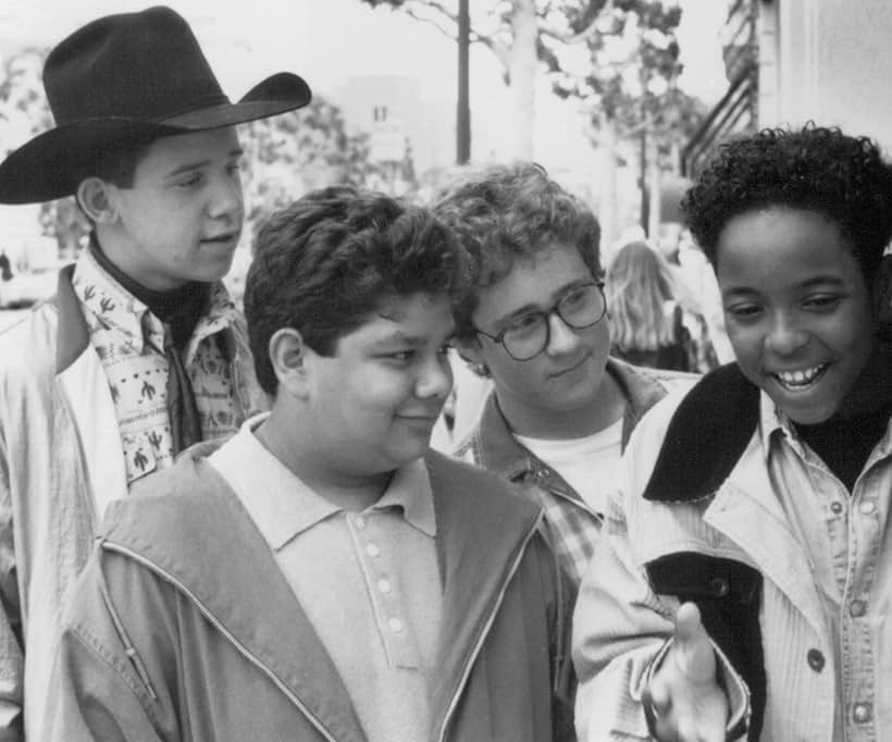 Brandon Quintin Adams, Matt Doherty, Ty O'Neal, and Shaun Weiss in D2: The Mighty Ducks (1994)