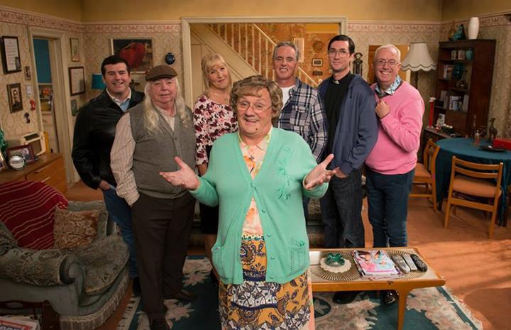 Jennifer Gibney, Brendan O'Carroll, Conor Moloney, Rory Cowan, Pat Shields, Dermot O'Neill, and Paddy Houlihan