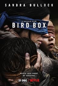 Sandra Bullock, Julian Edwards, and Vivien Lyra Blair in Bird Box (2018)