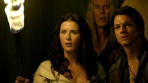 Craig Horner, Bruce Spence, and Bridget Regan in Legend of the Seeker (2008)