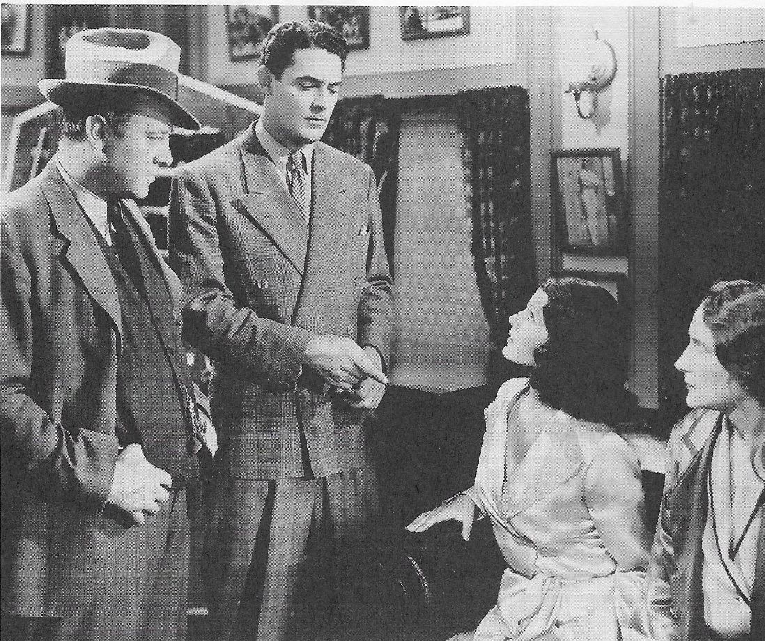 Rita Hayworth, Arthur Loft, Marjorie Main, and Charles Quigley in The Shadow (1937)