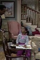 Bill Cosby, Tempestt Bledsoe, and Keshia Knight Pulliam in The Cosby Show (1984)