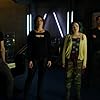 Jodelle Ferland, Zoie Palmer, Melissa O'Neil, Marc Bendavid, and Alex Mallari Jr. in Dark Matter (2015)