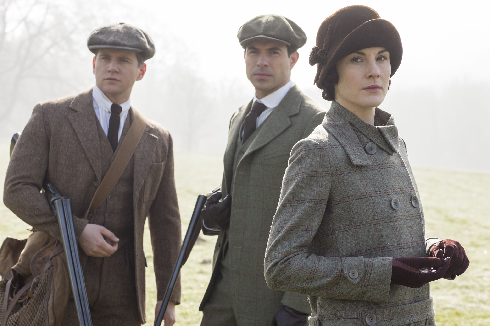 Allen Leech, Michelle Dockery, and Tom Cullen in Downton Abbey (2010)