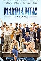 Pierce Brosnan, Colin Firth, Cher, Andy Garcia, Meryl Streep, Stellan Skarsgård, Christine Baranski, Julie Walters, Dominic Cooper, Amanda Seyfried, Hugh Skinner, Jeremy Irvine, Alexa Davies, Lily James, Jessica Keenan Wynn, and Josh Dylan in Mamma mia! vamos otra vez (2018)