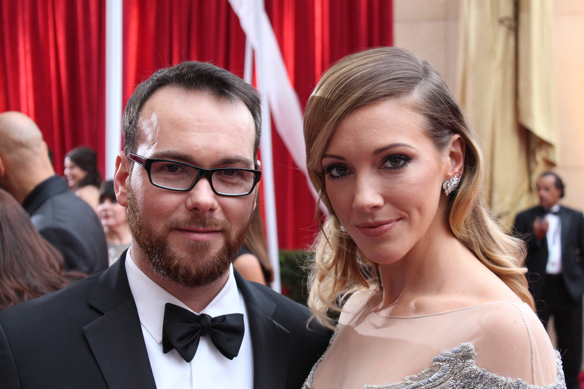 Dana Brunetti and Katie Cassidy at an event for The Oscars (2015)