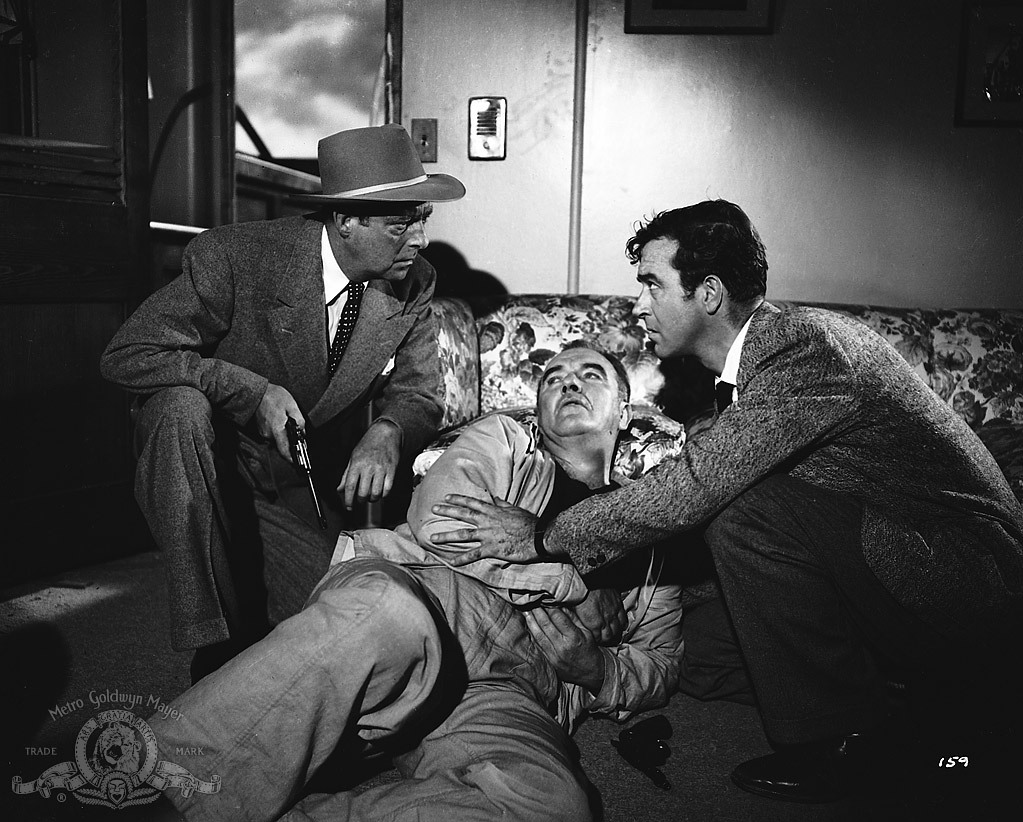 Preston Foster, Howard Negley, and John Payne in Os Quatro Desconhecidos (1952)