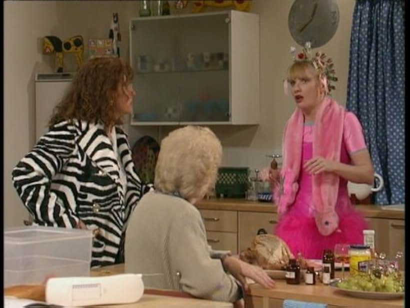 Jane Horrocks, Jennifer Saunders, and June Whitfield in Absolutely Fabulous (1992)