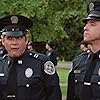 G.W. Bailey and Lance Kinsey in Police Academy 4: Citizens on Patrol (1987)