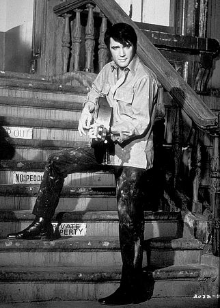 Elvis Presley in "Change of Habit," Universal, 1969.