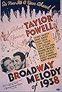 Robert Taylor and Eleanor Powell in La melodía de Broadway 1938 (1937)