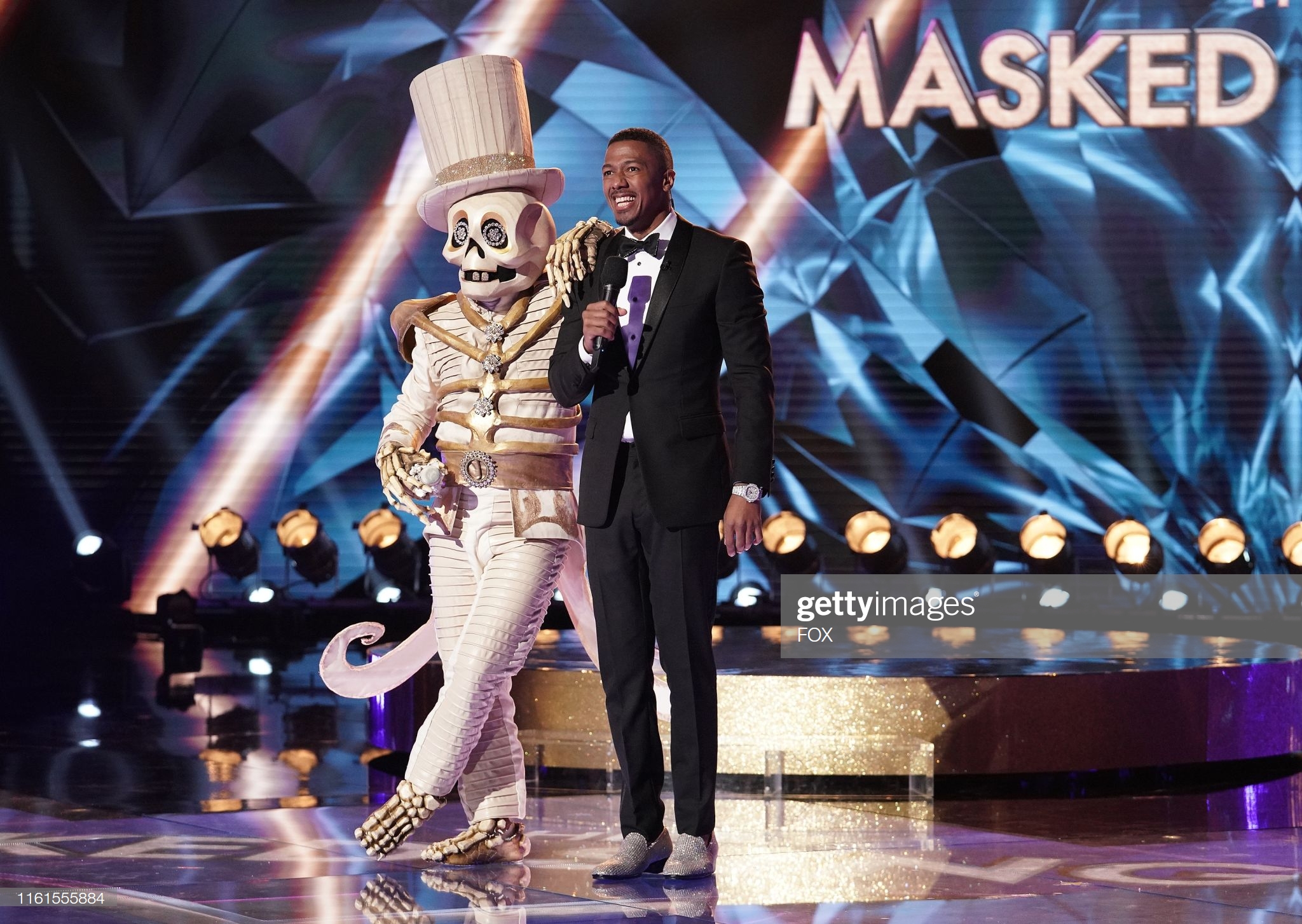 Nick Cannon and Paul Shaffer in The Masked Singer (2019)