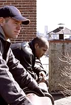 Seth Gilliam and Domenick Lombardozzi in The Wire (2002)