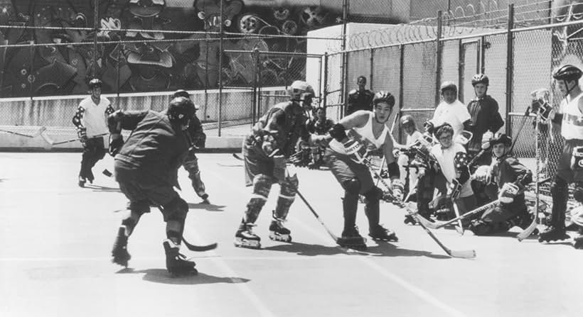 Matt Doherty, Garette Ratliff Henson, Vincent LaRusso, Aaron Lohr, Ty O'Neal, and Shaun Weiss in D2: The Mighty Ducks (1994)