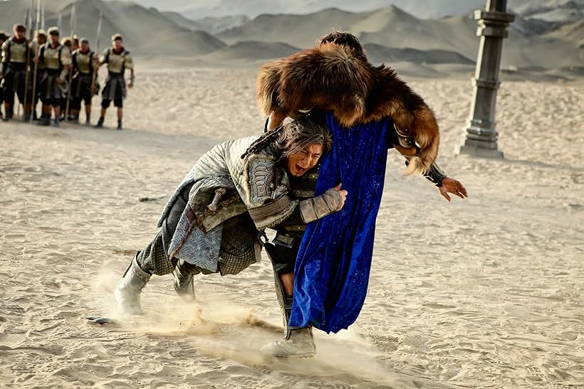 Jackie Chan and Adrien Brody in Dragon Blade (2015)