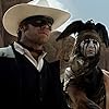 Johnny Depp and Armie Hammer in The Lone Ranger (2013)