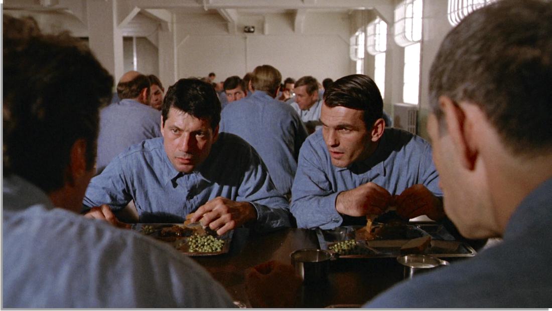 Clint Eastwood, Jack Thibeau, and Fred Ward in Escape from Alcatraz (1979)