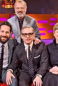 Martin Freeman, Graham Norton, Maxine Peake, Seth Rogen, Paul Rudd, and Birdy in The Graham Norton Show (2007)