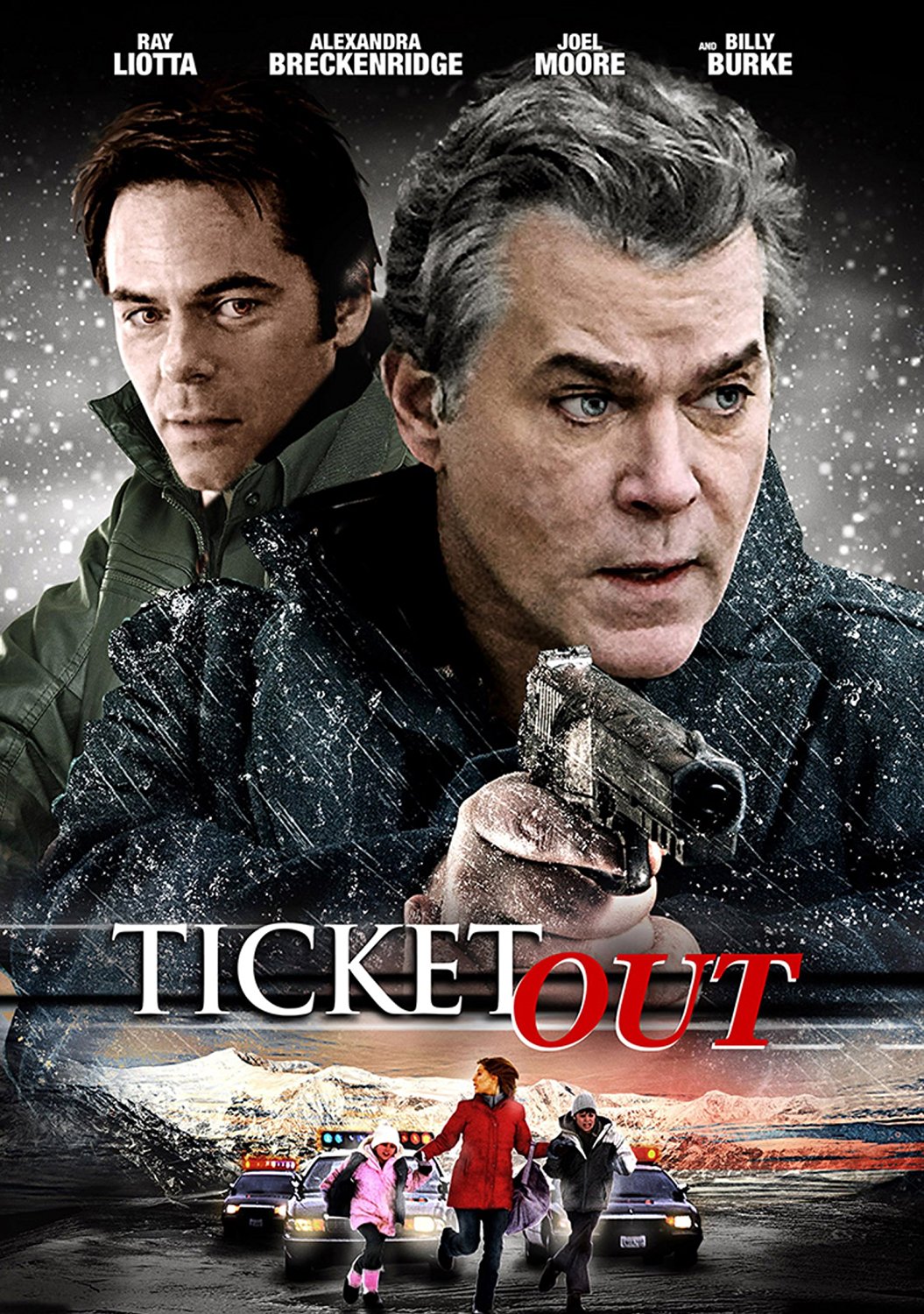 Ray Liotta, Billy Burke, Joel David Moore, and Alexandra Breckenridge in Ticket Out (2012)