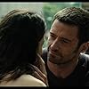 Hugh Jackman and Evangeline Lilly in Real Steel (2011)