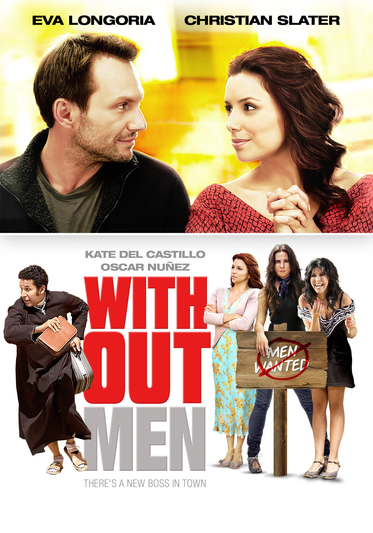 Christian Slater, Kate del Castillo, Eva Longoria, and Oscar Nuñez in Without Men (2011)