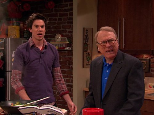 Greg Mullavey and Jerry Trainor in iCarly (2007)