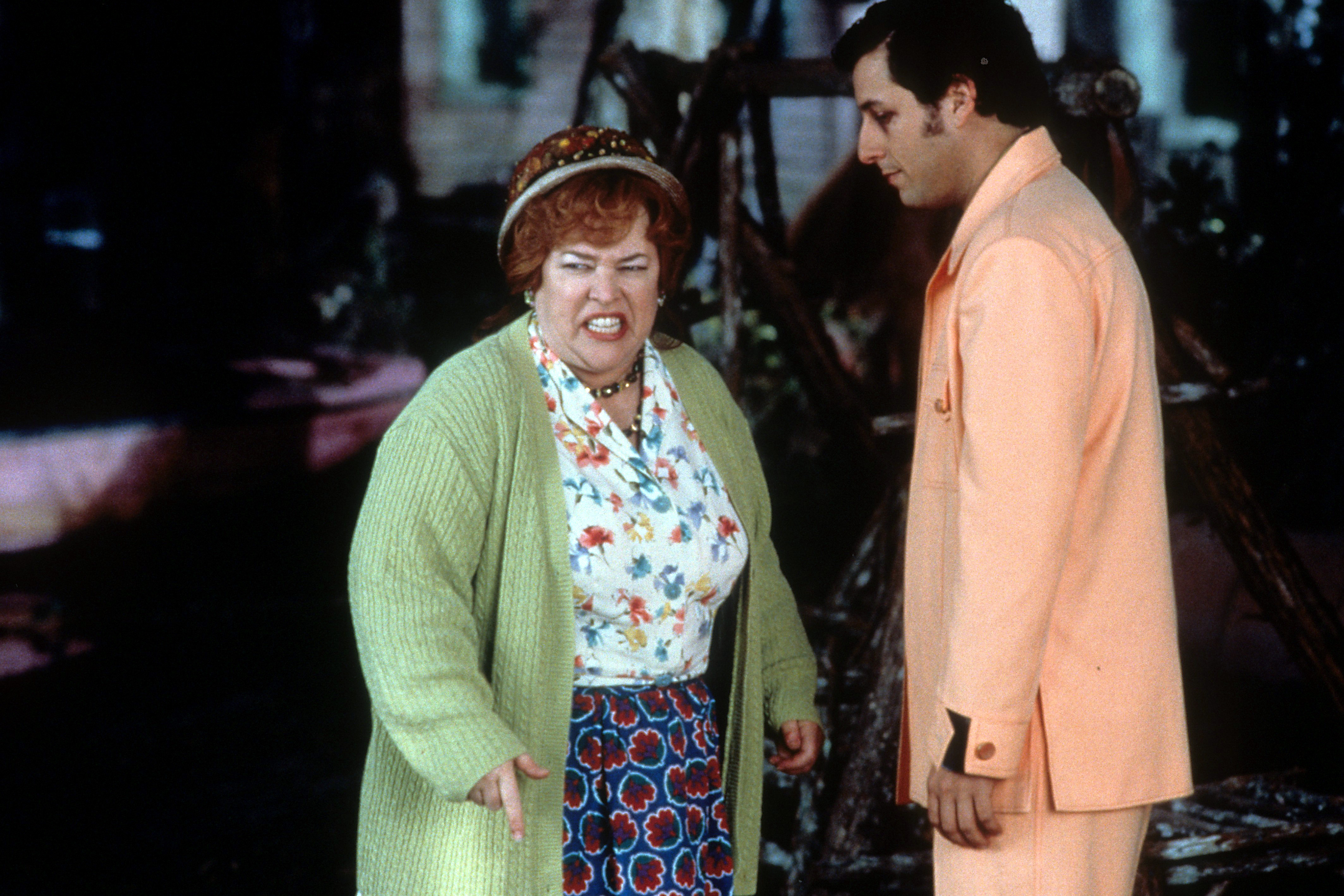 Kathy Bates and Adam Sandler in The Waterboy (1998)