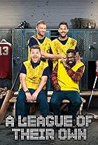 James Corden, Jamie Redknapp, Andrew Flintoff, and Romesh Ranganathan in A League of Their Own (2010)