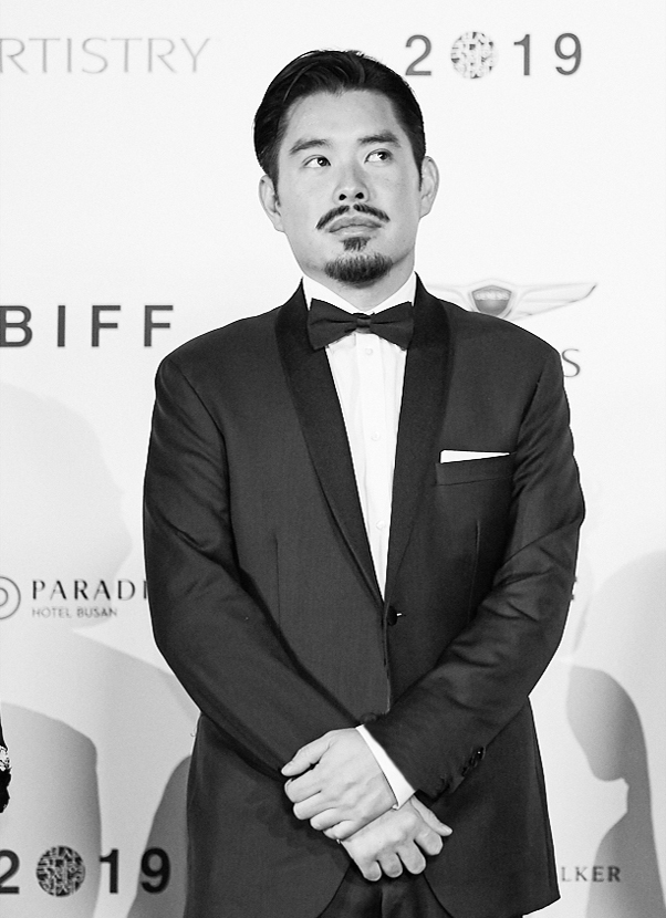 Bao Nguyen, producer of Rom, at the opening night of the 2019 Busan International Film Festival in Busan, South Korea.