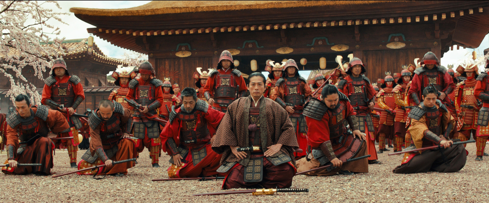 Shû Nakajima, Hiroyuki Sanada, and Takato Yonemoto in 47 Ronin (2013)