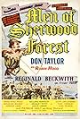 Reginald Beckwith, Ballard Berkeley, David King-Wood, Harold Lang, Eileen Moore, Don Taylor, and Douglas Wilmer in The Men of Sherwood Forest (1954)