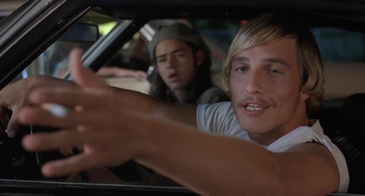 Matthew McConaughey and Rory Cochrane in Dazed and Confused (1993)