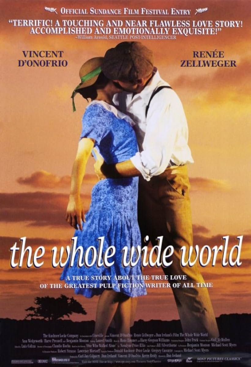 Renée Zellweger and Vincent D'Onofrio in The Whole Wide World (1996)