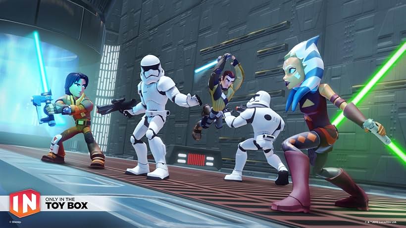 Freddie Prinze Jr., Ashley Eckstein, and Taylor Gray in Disney Infinity 3.0 (2015)