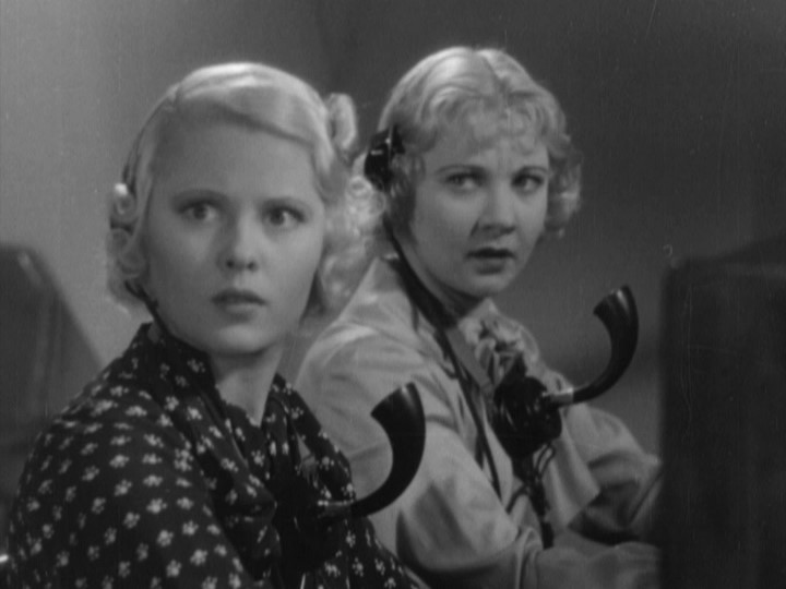 Mary Carlisle and Una Merkel in Murder in the Private Car (1934)