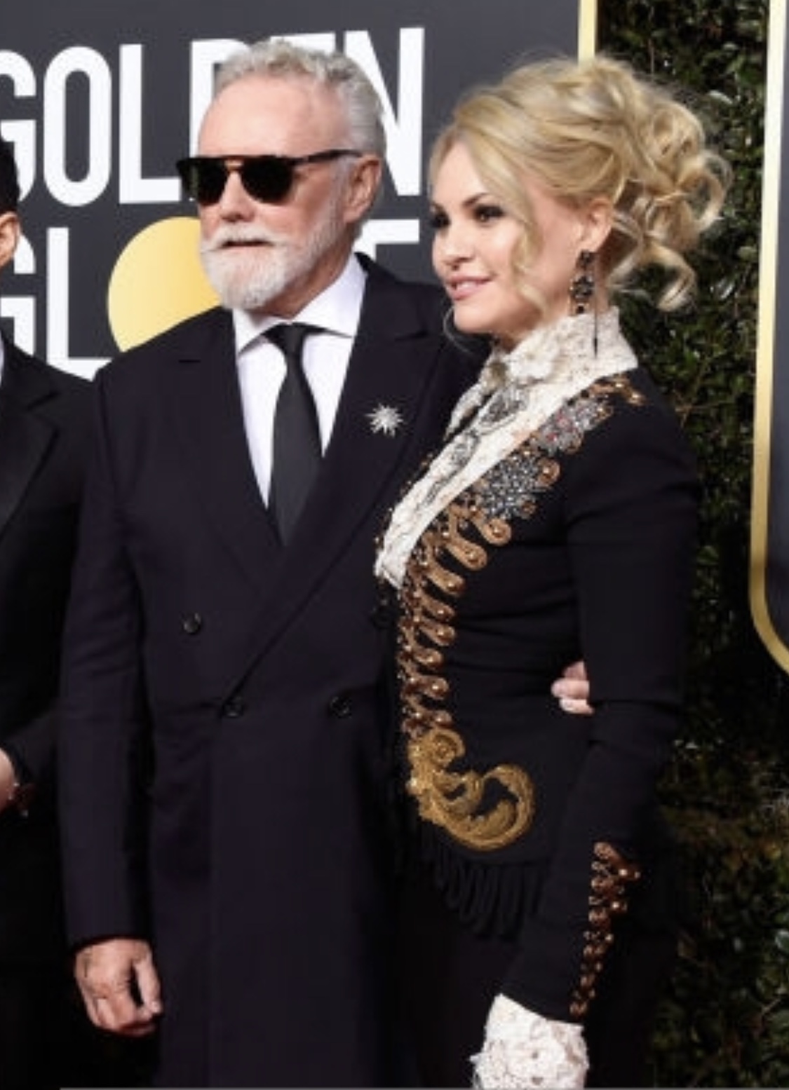 Roger Taylor and Sarina Taylor in 2019 Golden Globe Awards (2019)