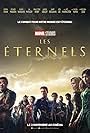 Salma Hayek, Angelina Jolie, Richard Madden, Gemma Chan, Ma Dong-seok, Brian Tyree Henry, Kumail Nanjiani, Lauren Ridloff, Barry Keoghan, and Lia McHugh in Les Éternels (2021)