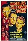 Humphrey Bogart, James Cagney, Pat O'Brien, Gabriel Dell, Leo Gorcey, Huntz Hall, Billy Halop, Bobby Jordan, Bernard Punsly, and The Dead End Kids in Ángeles con caras sucias (1938)