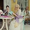 Keri Russell, Jennifer Coolidge, JJ Feild, Ricky Whittle, and Georgia King in Austenland (2013)