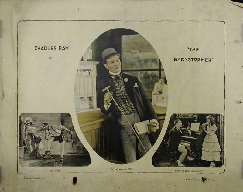 Florence Oberle and Charles Ray in The Barnstormer (1922)